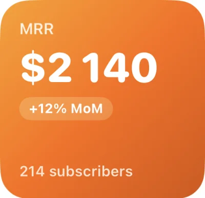 Small FunnelHound widget for all apps